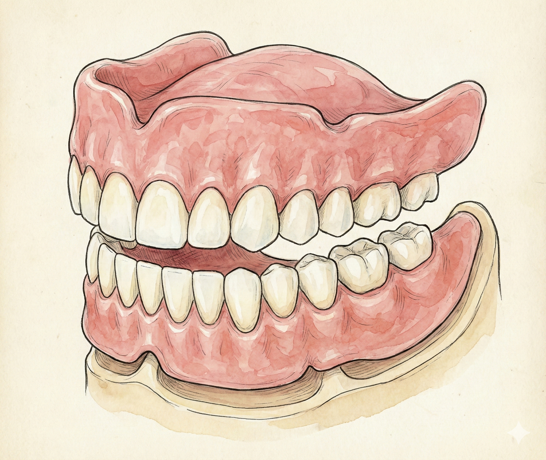 AI visualization created  Dentures using Canva and Gemini